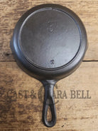 1910’s Era Lodge #3 Cast Iron Skillet Raised ’W’ Single Notch heat ring SC24 Skillet