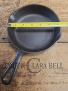 1910’s Era Lodge #3 Cast Iron Skillet Raised ’W’ Single Notch heat ring SC24 Skillet