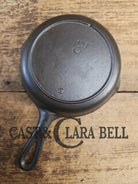 1910’s Era Lodge #3 Cast Iron Skillet Raised ’W’ Single Notch heat ring SC24 Skillet