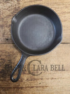 1910’s Era Lodge #3 Cast Iron Skillet Raised ’W’ Single Notch heat ring SC24 Skillet