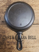 1910’s Era Lodge #3 Cast Iron Skillet Raised ’W’ Single Notch heat ring SC24 Skillet