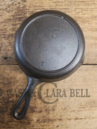 1910’s Era Lodge #3 Cast Iron Skillet Raised ’W’ Single Notch heat ring SC24 Skillet