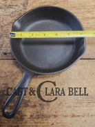 1910’s Era Lodge #3 Cast Iron Skillet Raised ’W’ Single Notch heat ring SC24 Skillet