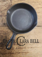 1910’s Era Lodge #3 Cast Iron Skillet Raised ’W’ Single Notch heat ring SC24 Skillet