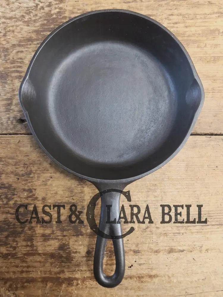 1910’s Era Lodge #3 Cast Iron Skillet Raised ’W’ Single Notch heat ring SC24 Skillet