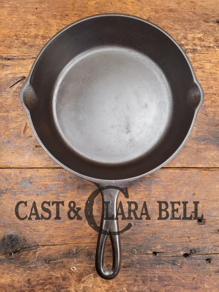 Priced To Sell! 1910S Era Lodge #5 Cast Iron Skillet Raised H Single Notch