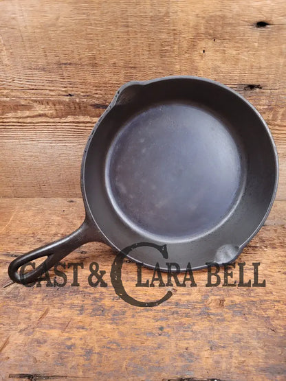 Priced To Sell! 1910S Era Lodge #5 Cast Iron Skillet Raised H Single Notch