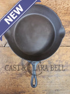 1910’s Era Lodge RAISED #7 Cast Iron Skillet Raised ’I’ No Notch heat ring - Skillet