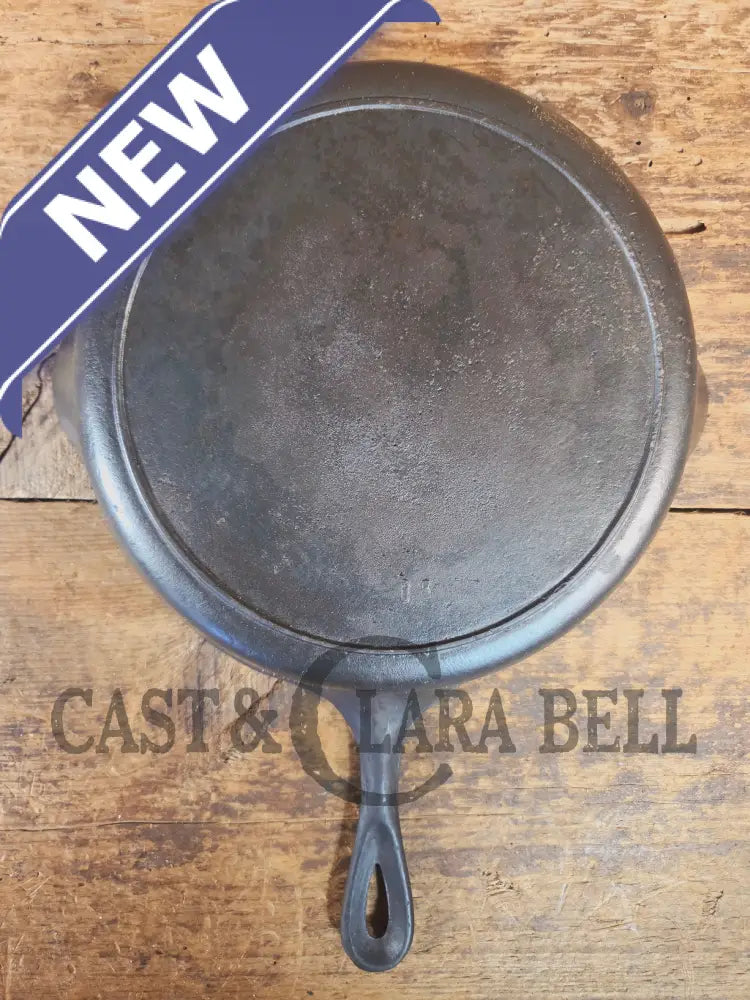1910’s Era Lodge RAISED #7 Cast Iron Skillet Raised ’I’ No Notch heat ring - Skillet