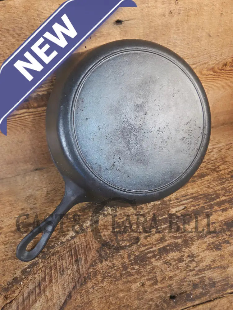1910’s Era Lodge RAISED #7 Cast Iron Skillet Raised ’I’ No Notch heat ring - Skillet