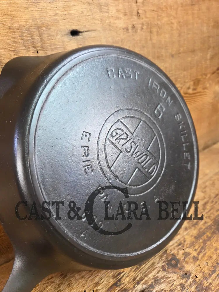 1910’s Griswold #6 Cast Iron Skillet with Slant Logo and FULL EPU 699 A Skillet