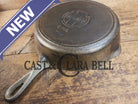 1910’s Griswold #9 Cast Iron Skillet with Heat Ring and Slant Logo ’Erie,’ 710 D Skillet