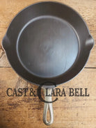 1910’s Griswold #9 Cast Iron Skillet with Heat Ring and Slant Logo ’Erie,’ 710 D Skillet