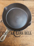 1910’s Griswold #9 Cast Iron Skillet with Heat Ring and Slant Logo ’Erie,’ 710 D Skillet