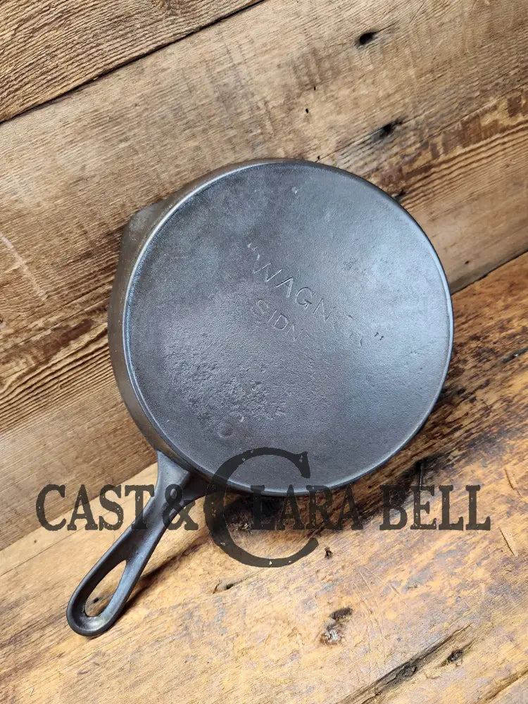 1910’S Htf ’Wagner’ Sydney #6 Skillet With Heat Ring And Straight Logo