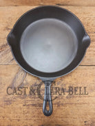 1910’s Lodge #9 Skillet with Arc Logo Heat Ring Raised ’H’. Our favorite line of daily skillets! - Skillet