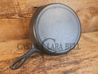 1910’s very early Lodge #6 Cast Iron Skillet with Single Notch and Raised #2 at 6 O’clock position - Skillet