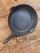 1910’s very early Lodge #6 Cast Iron Skillet with Single Notch and Raised S at 6 O’clock position - Skillet