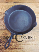 1910’s very early Lodge #8 Cast Iron Skillet with Single Notch and Raised #2 at 6 O’clock position Skillet