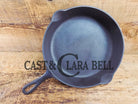 1910’s very early Lodge #8 Cast Iron Skillet with Single Notch and Raised #2 at 6 O’clock position Skillet