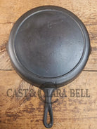 1910’s very early Lodge #8 Cast Iron Skillet with Single Notch and Raised C Skillet
