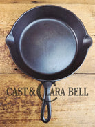 1910’s very early Lodge #8 Cast Iron Skillet with Single Notch and Raised I at 6 O’clock position Skillet