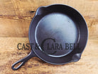 1910’s very early Lodge #8 Cast Iron Skillet with Single Notch and Raised I at 6 O’clock position Skillet