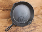 1910’s very early Lodge #8 Cast Iron Skillet with Single Notch and Raised P! - Skillet