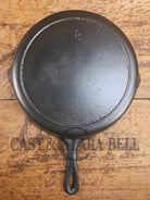 1910’s very early Lodge #8 Cast Iron Skillet with Single Notch and Raised P! - Skillet