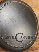 1910’s very early Lodge #8 Cast Iron Skillet with Single Notch and Raised P! - Skillet