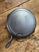 1910’s very early Lodge #8 Cast Iron Skillet with Single Notch and Raised X Skillet
