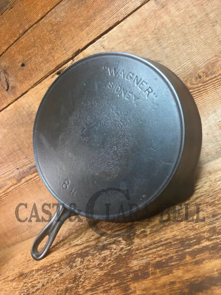 1910’s Wagner Arc straight logo Sidney O. #8 Skillet with Heat Ring. One of the earlies made! - Skillet