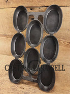 1920’s and gorgeous! Griswold No. 5 #943 p/n Muffin Gem Pan. Open air design makes great cornbread or muffins! Bakeware