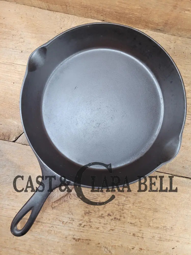 1920’S Early Wagner Ware #9 Cast Iron Skillet With Heat Ring 9 B. Awesome Daily User An Amazing