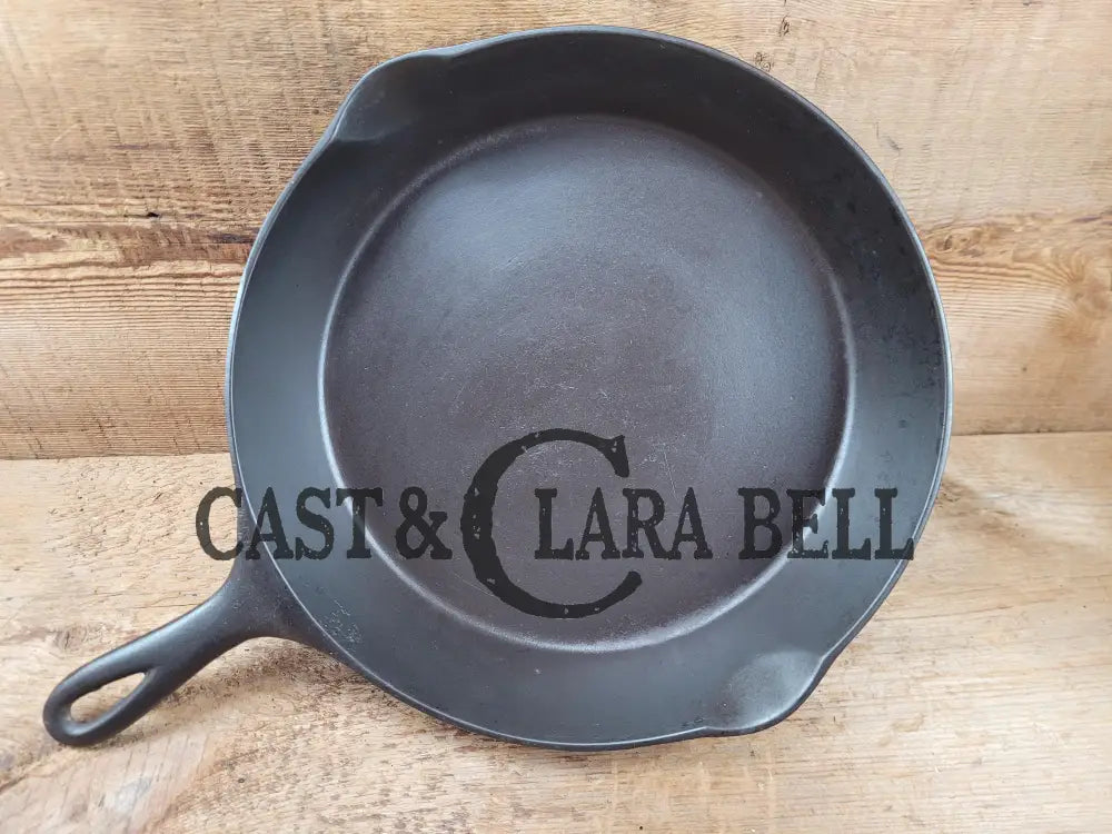 1920’S Early Wagner Ware #9 Cast Iron Skillet With Heat Ring 9 B. Awesome Daily User An Amazing