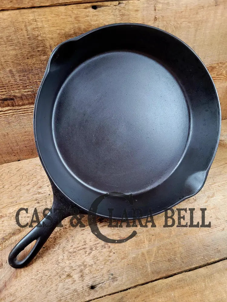 1920’S Early Wagner Ware #9 Cast Iron Skillet With Heat Ring 9 B. Awesome Daily User An Amazing