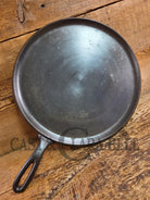 1920’s Favorite Piqua Ware #10 Round Cast Iron Griddle with Smiley Logo Griddle