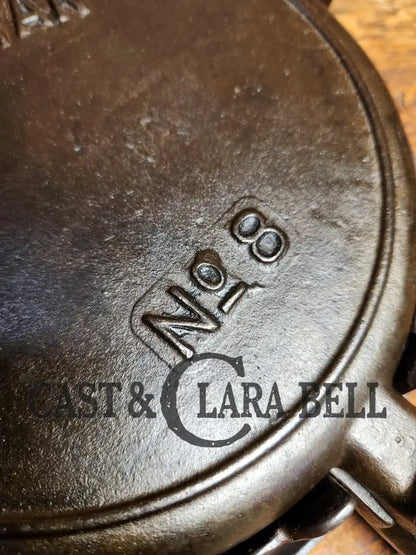 1920S Favorite Stove And Range Made Puritan No. 8 Waffle Iron With Low Base