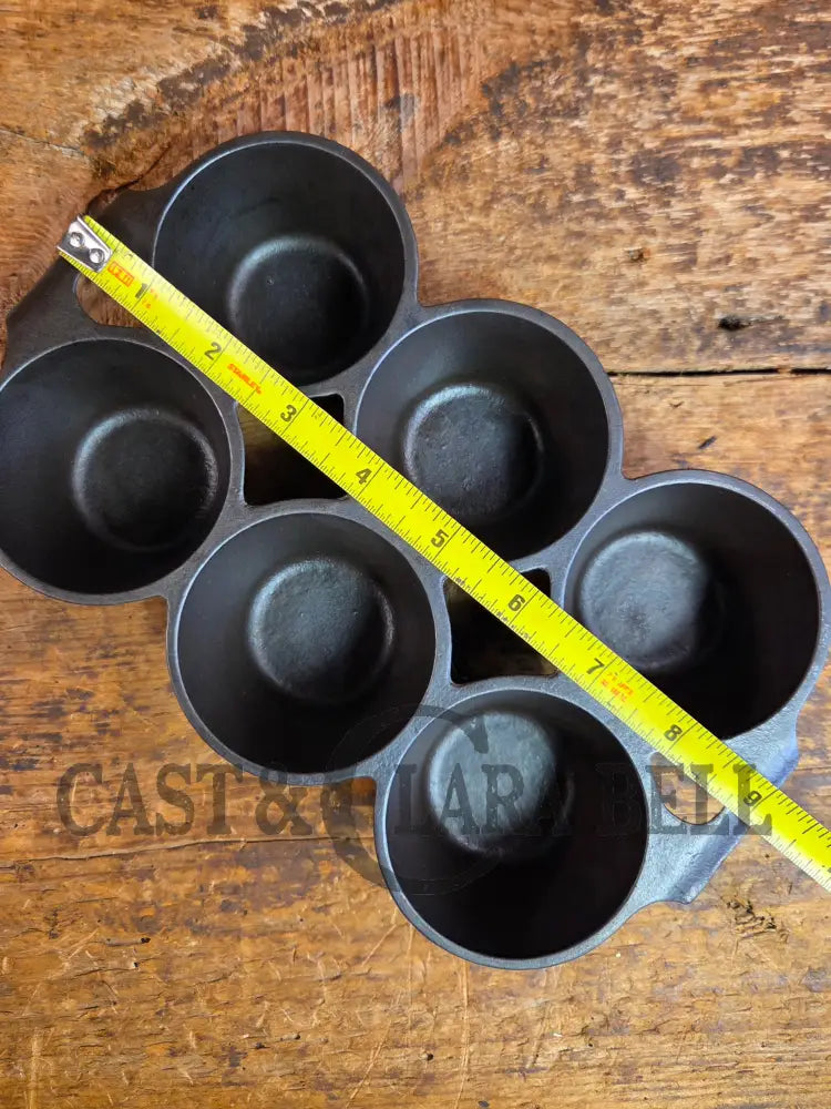 1920’s Griswold 6 Cup Muffin/Popover Pan 6141 Variation 5 Rarity 3 Must have for the baker in your life! - Bakeware