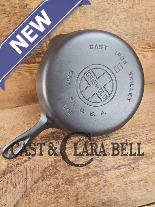 1920’s Griswold #6 Skillet with Large Block Logo and Smooth Bottom 699 Skillet