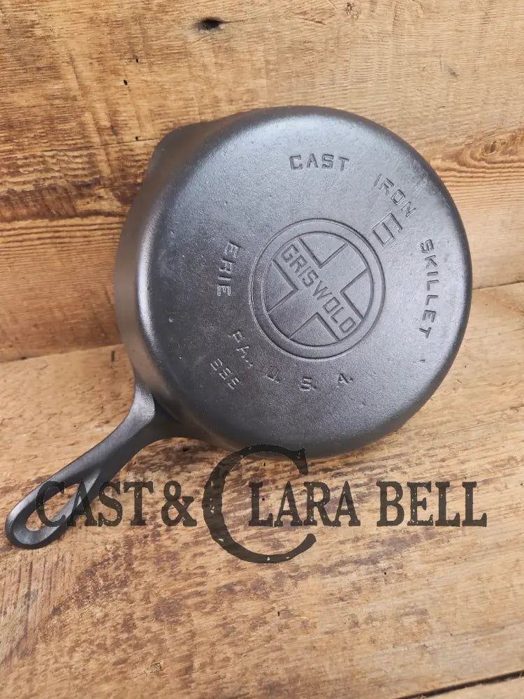 1920’s Griswold #6 Skillet with Large Block Logo and Smooth Bottom 699 Skillet