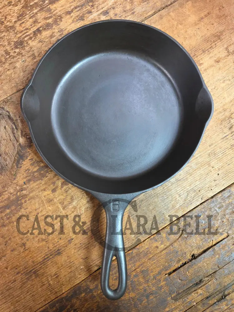 1920’s Griswold #6 Skillet with Large Block Logo and Smooth Bottom 699 C Skillet