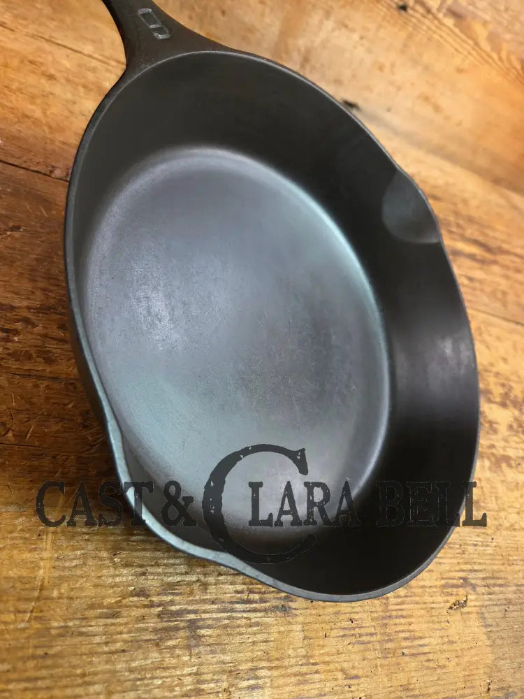1920’s Griswold #6 Skillet with Large Block Logo and Smooth Bottom 699 C Skillet