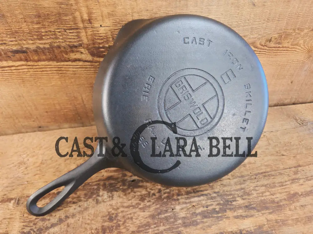 1920’s Griswold #6 Skillet with Large Block Logo and Smooth Bottom 699 H Skillet