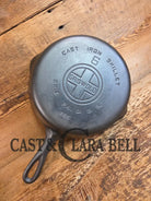 1920’s Griswold #6 Skillet with Large Block Logo Smooth Bottom 699 - Skillet