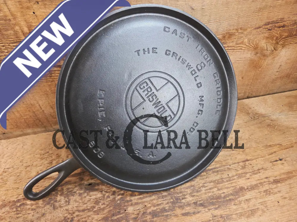 1920’s Griswold #8 Round Griddle 608. Collector grade and wonderful daily user! Griddle