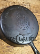 1920’s Griswold #8 Skillet with Large Block Logo and Smooth Bottom 704 J. Skillet
