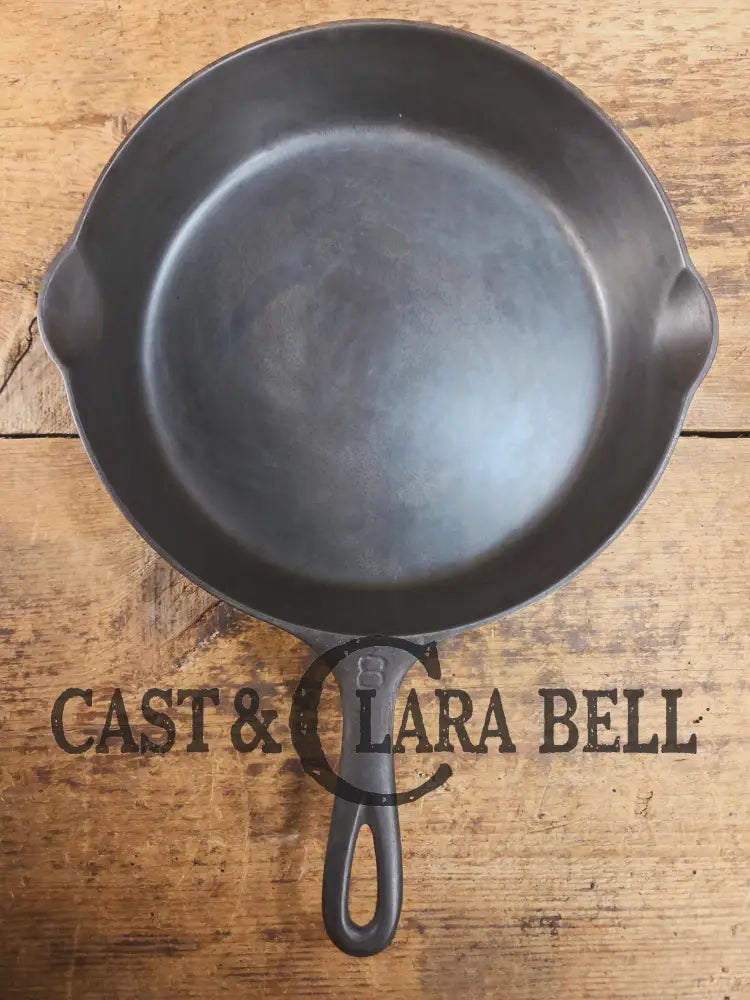 1920’s Griswold #8 Skillet with Large Block Logo and Smooth Bottom 704 J Skillet