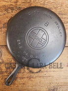 1920’s Griswold #8 Skillet with Large Block Logo and Smooth Bottom 704 L - Skillet