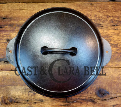 1920’S Griswold #8 Tite-Top Dutch Oven (No Bail) With Block Logo Erie Pa Usa 1295 Self Basting